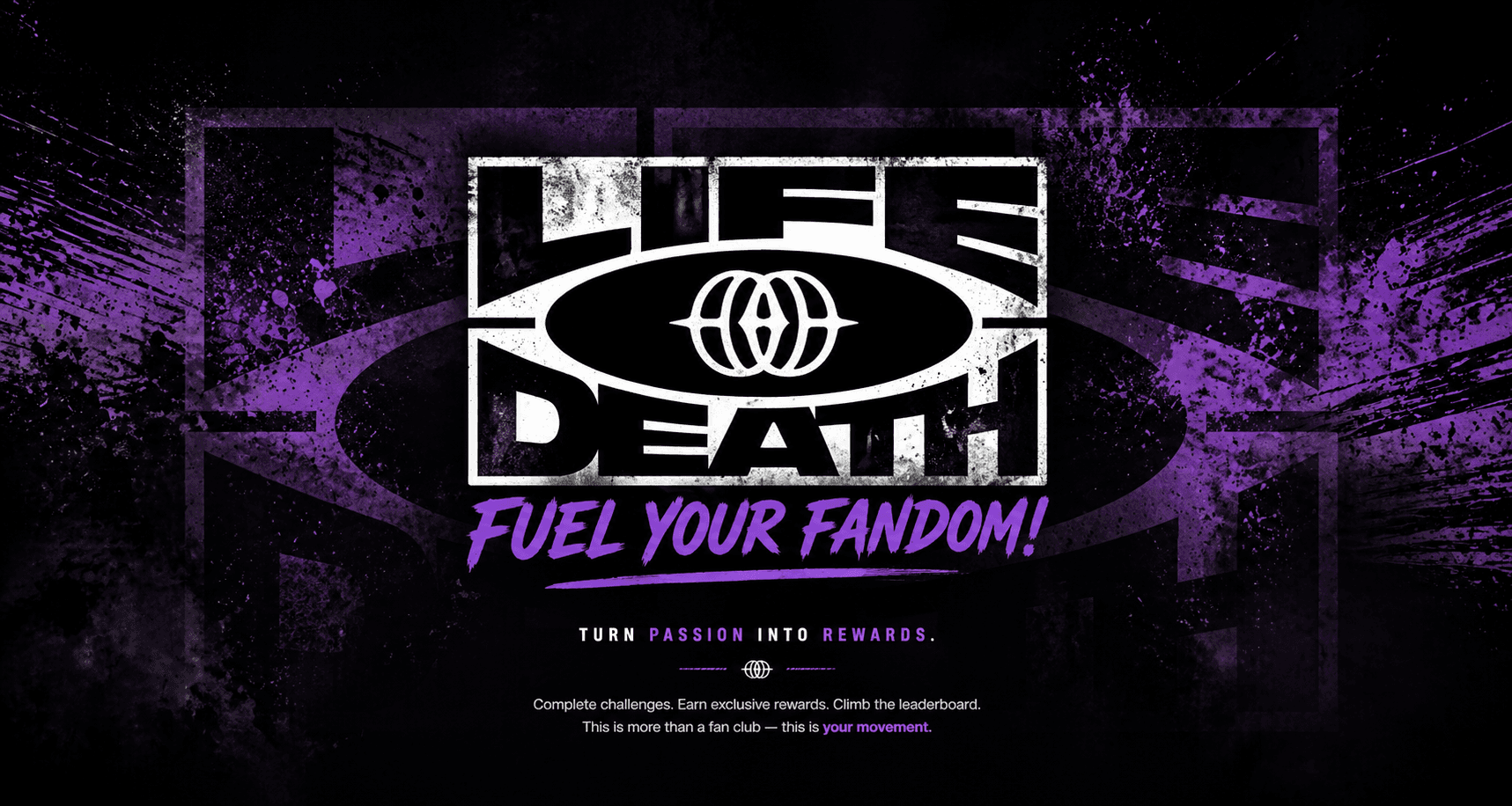 LIFE OR DEATH site header