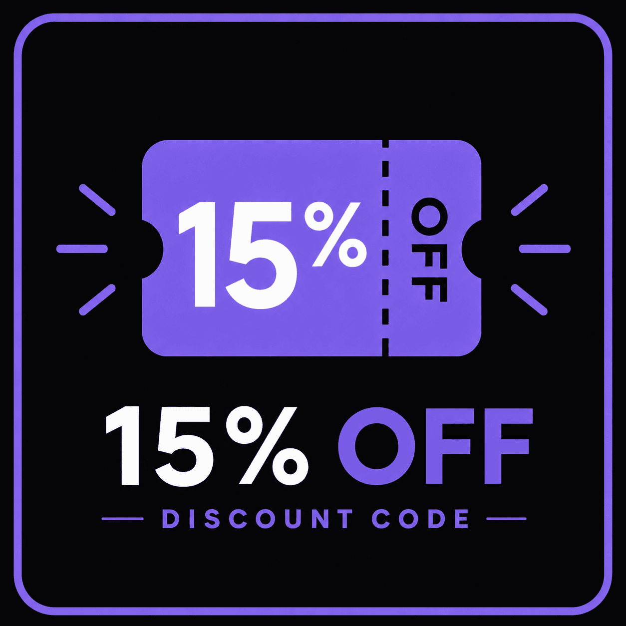 15% merch discount
