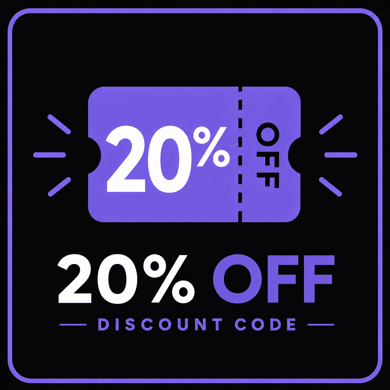 20% merch discount code
