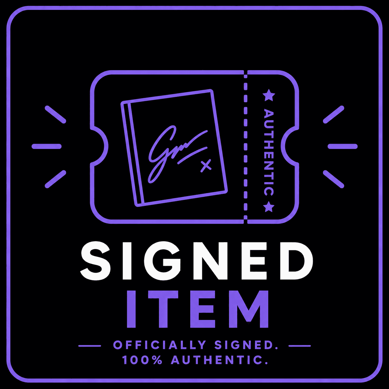 Signed item